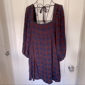 ❌SOLD❌Urban outfitters plaid babydoll dress